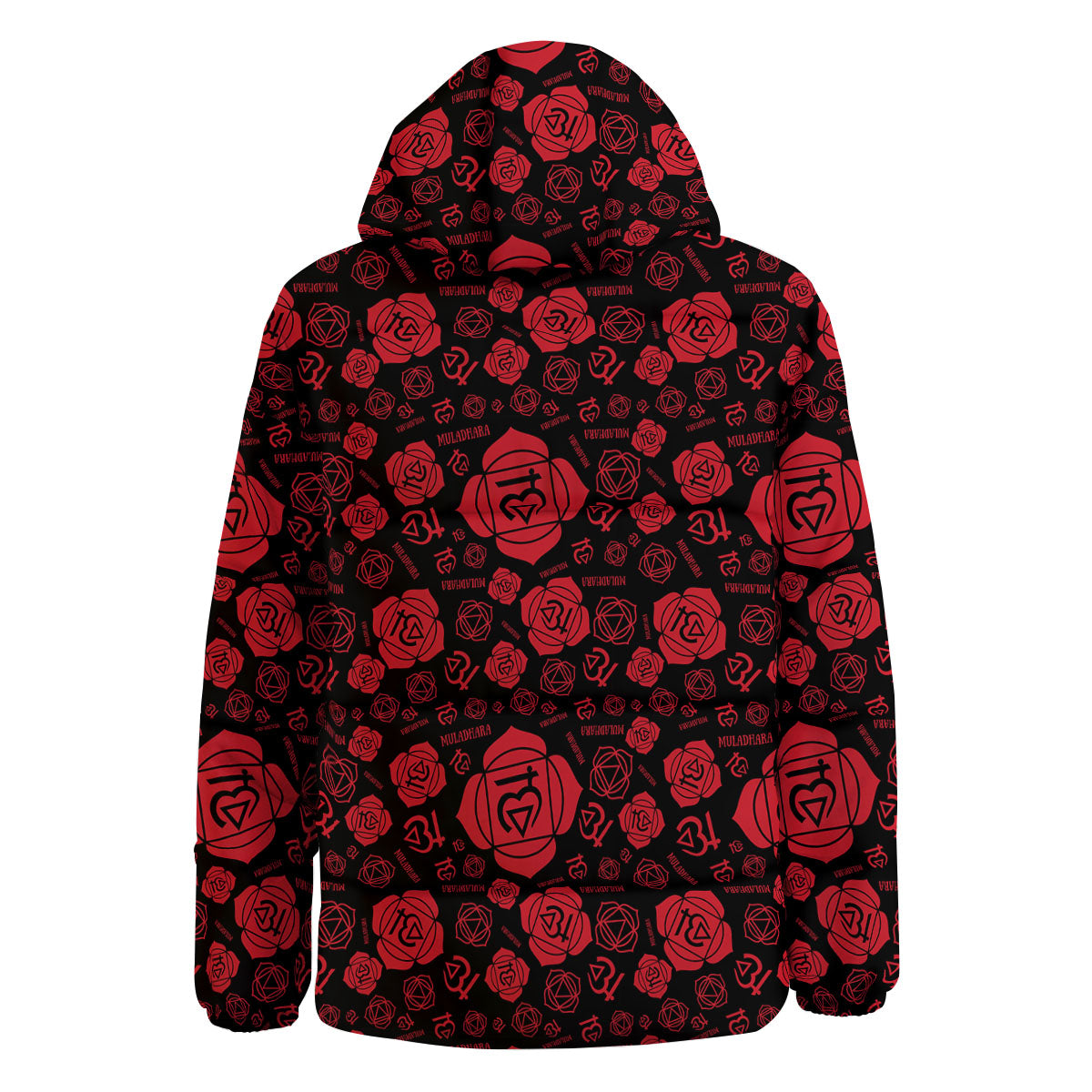 Chakra Muladhara Chakra Pattern Down Jacket-grizzshop
