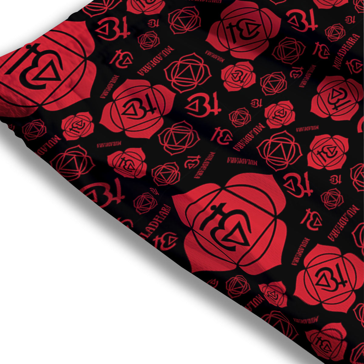 Chakra Muladhara Chakra Pattern Mesh Shorts-grizzshop