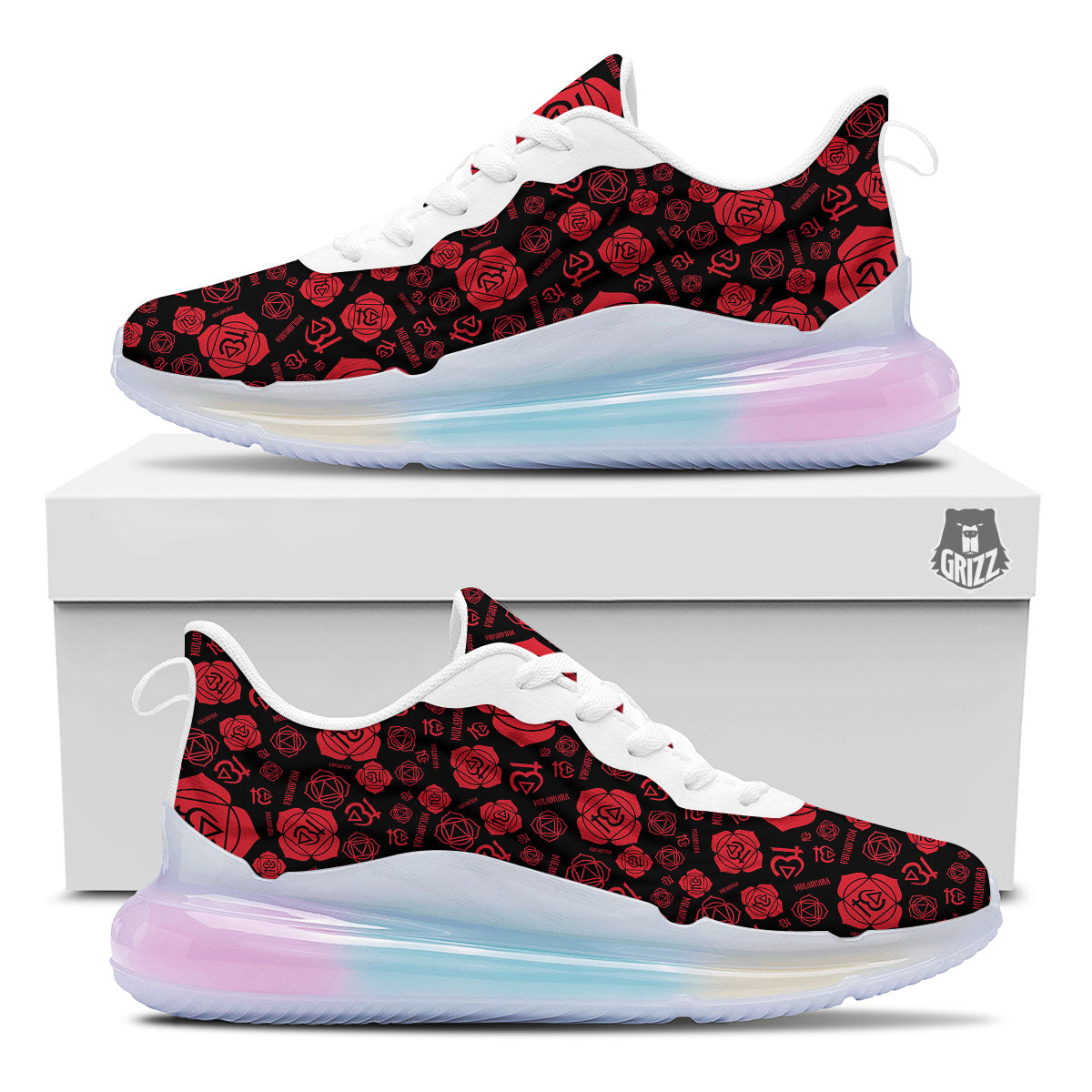 Chakra Muladhara Chakra Pattern Running Sneakers-grizzshop
