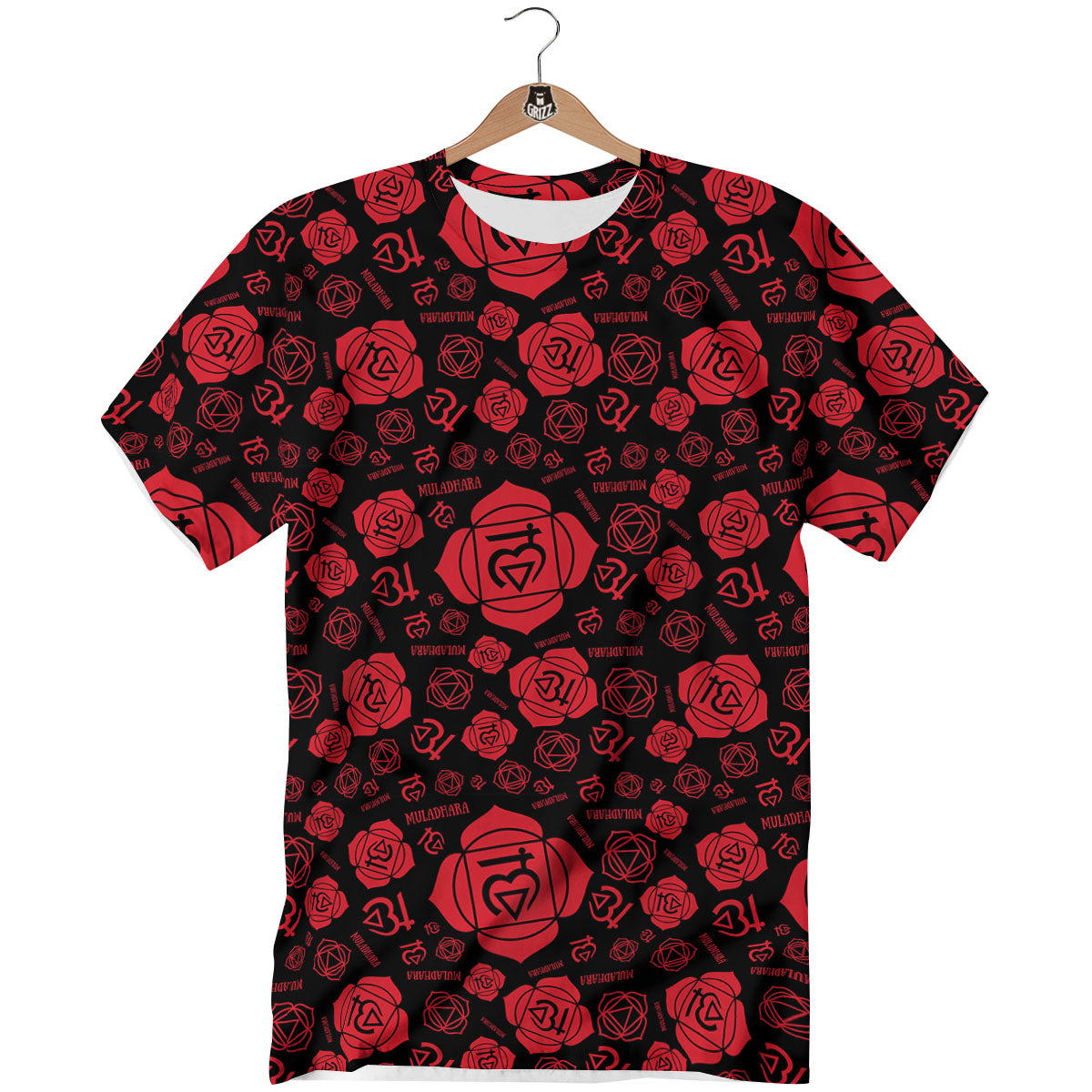 Chakra Muladhara Chakra Pattern T-Shirt-grizzshop