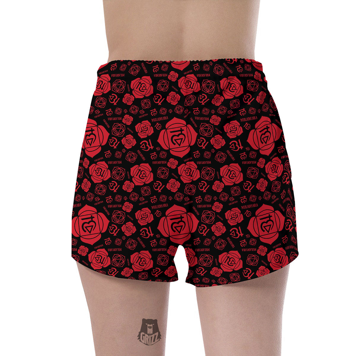 Chakra Muladhara Chakra Pattern Women's Shorts-grizzshop