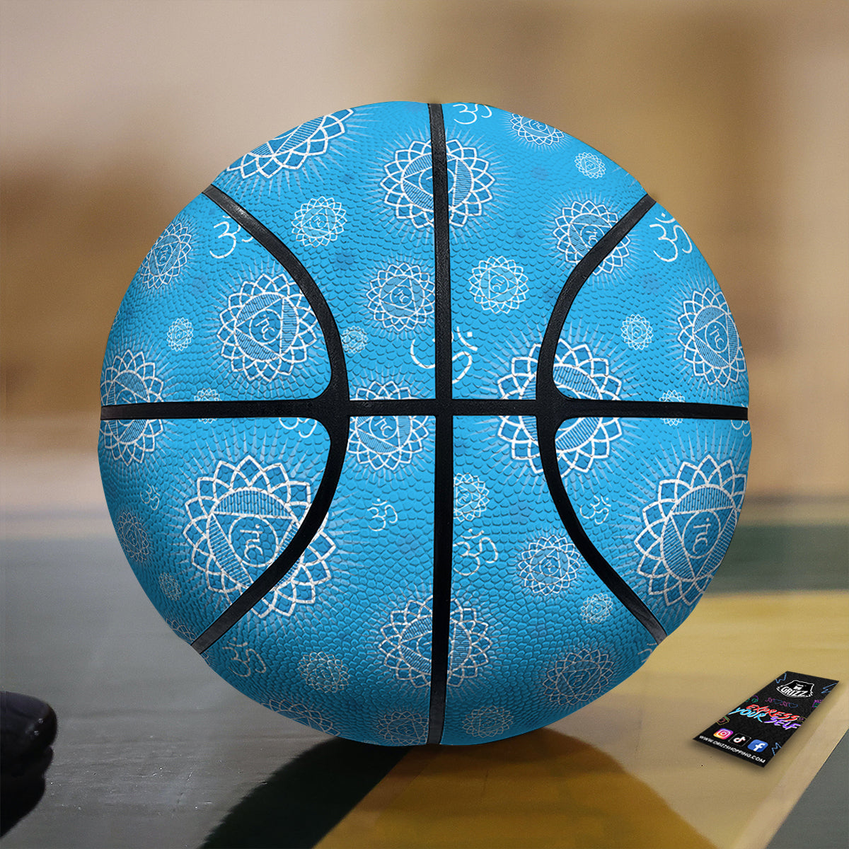 Chakra Vishuddha Print Pattern Basketball