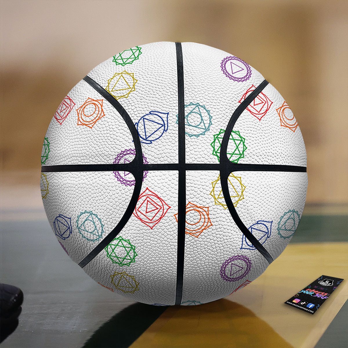 Chakra Manipura Print Pattern Basketball