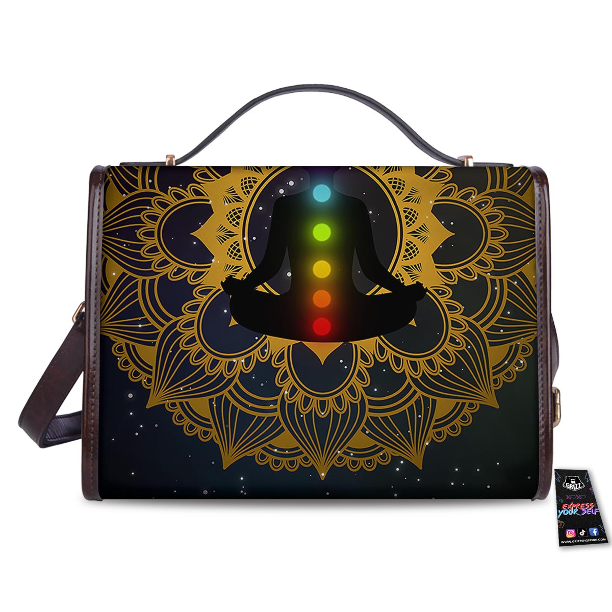 Chakras The Seven Print Women's Satchel Bag