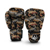 Chameleon Print Pattern Boxing Gloves-grizzshop