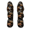 Chameleon Print Pattern Muay Thai Shin Guards-grizzshop