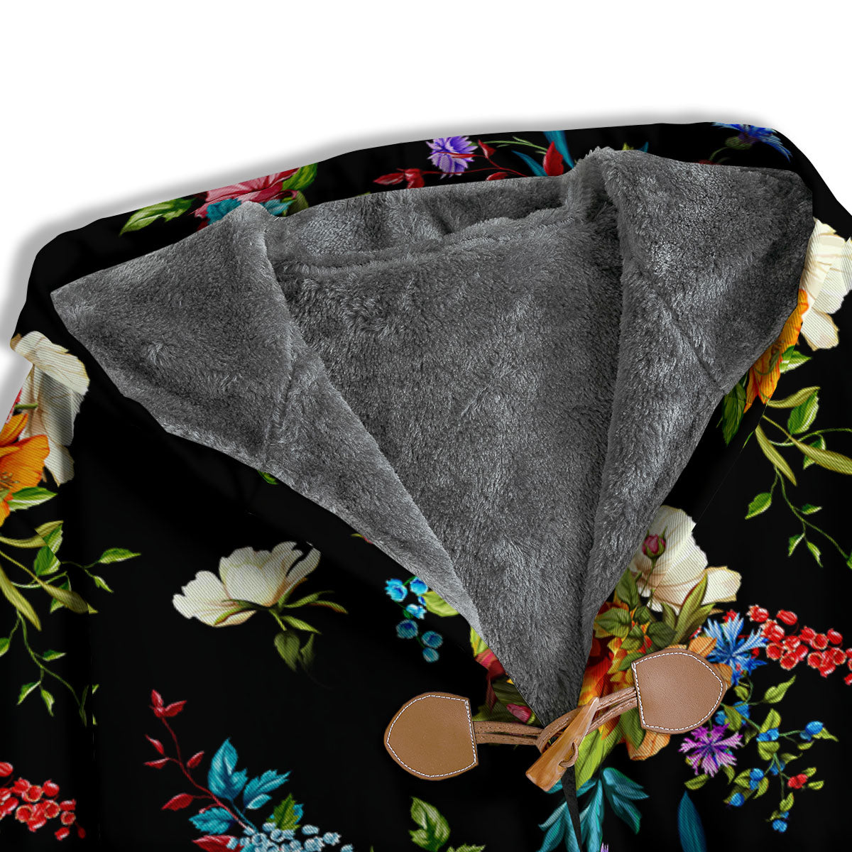 Chamomile And Poppy Print Pattern Men's Windbreaker Jacket-grizzshop