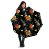 Chamomile And Poppy Print Pattern Umbrella-grizzshop