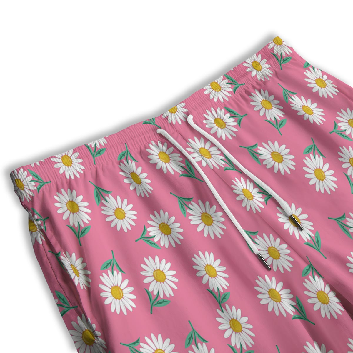 Chamomile Sunflower Print Pattern Men's Athletic Shorts