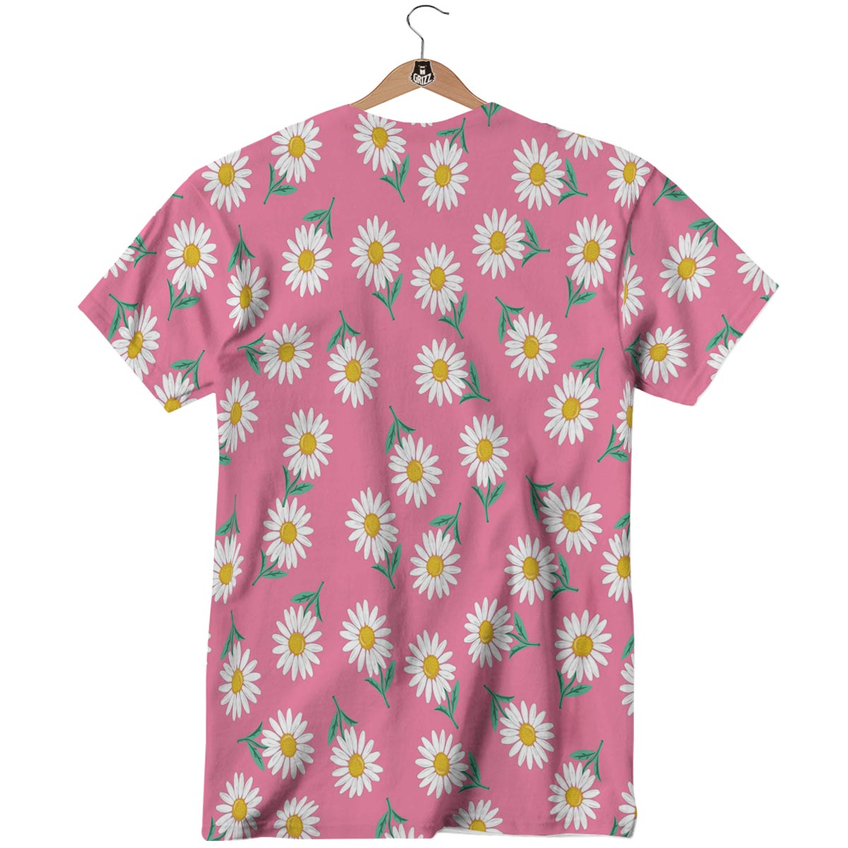 Chamomile Sunflower Print Pattern T-Shirt-grizzshop