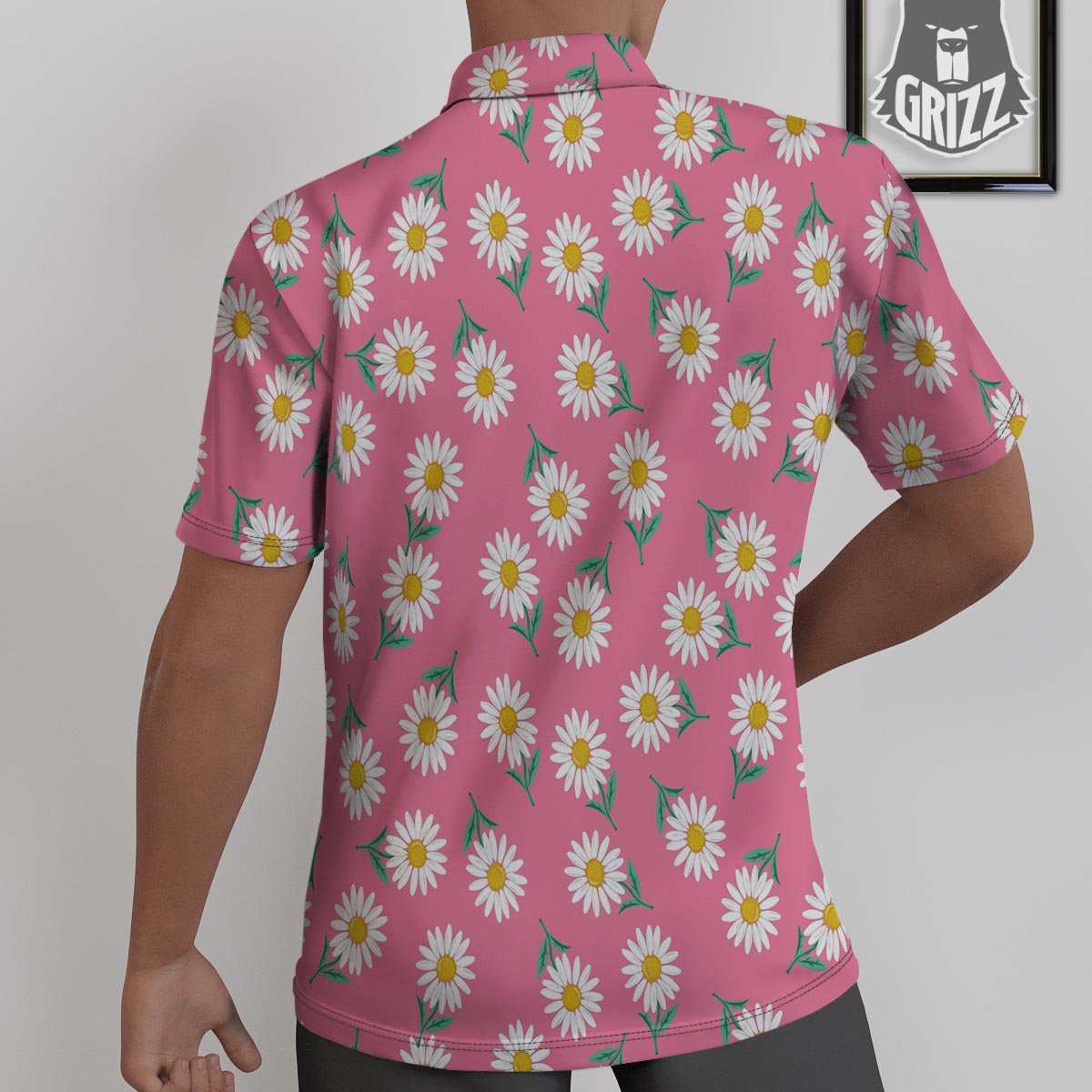 Chamomile Sunflower Print Pattern Untucked Shirts-grizzshop