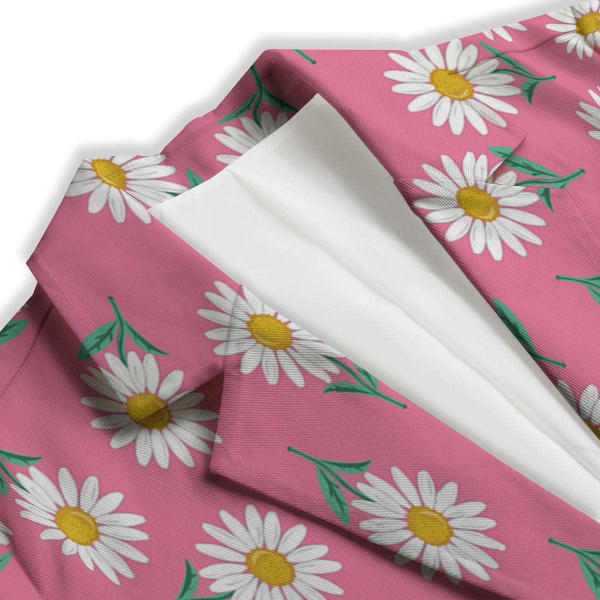 Chamomile Sunflower Print Pattern Women's Blazer-grizzshop