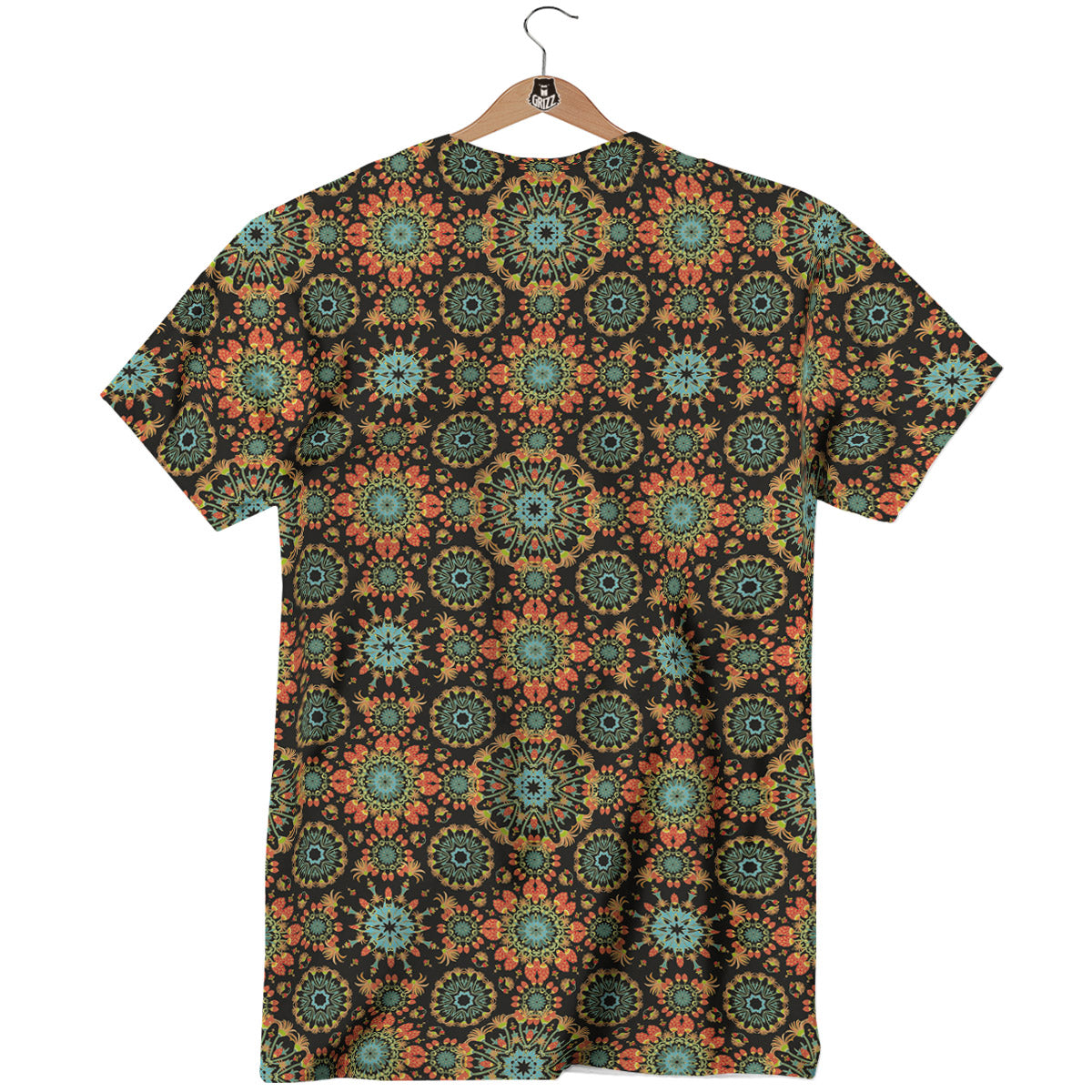 Chaotic Boho Print Pattern T-Shirt-grizzshop
