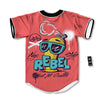 Characters Graffiti Cartoon Print Baseball Jersey-grizzshop