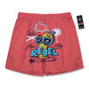 Characters Graffiti Cartoon Print Men's Running Shorts-grizzshop