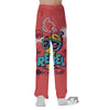 Characters Graffiti Cartoon Print Pajama Pants-grizzshop