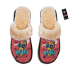 Characters Graffiti Cartoon Print Slippers-grizzshop