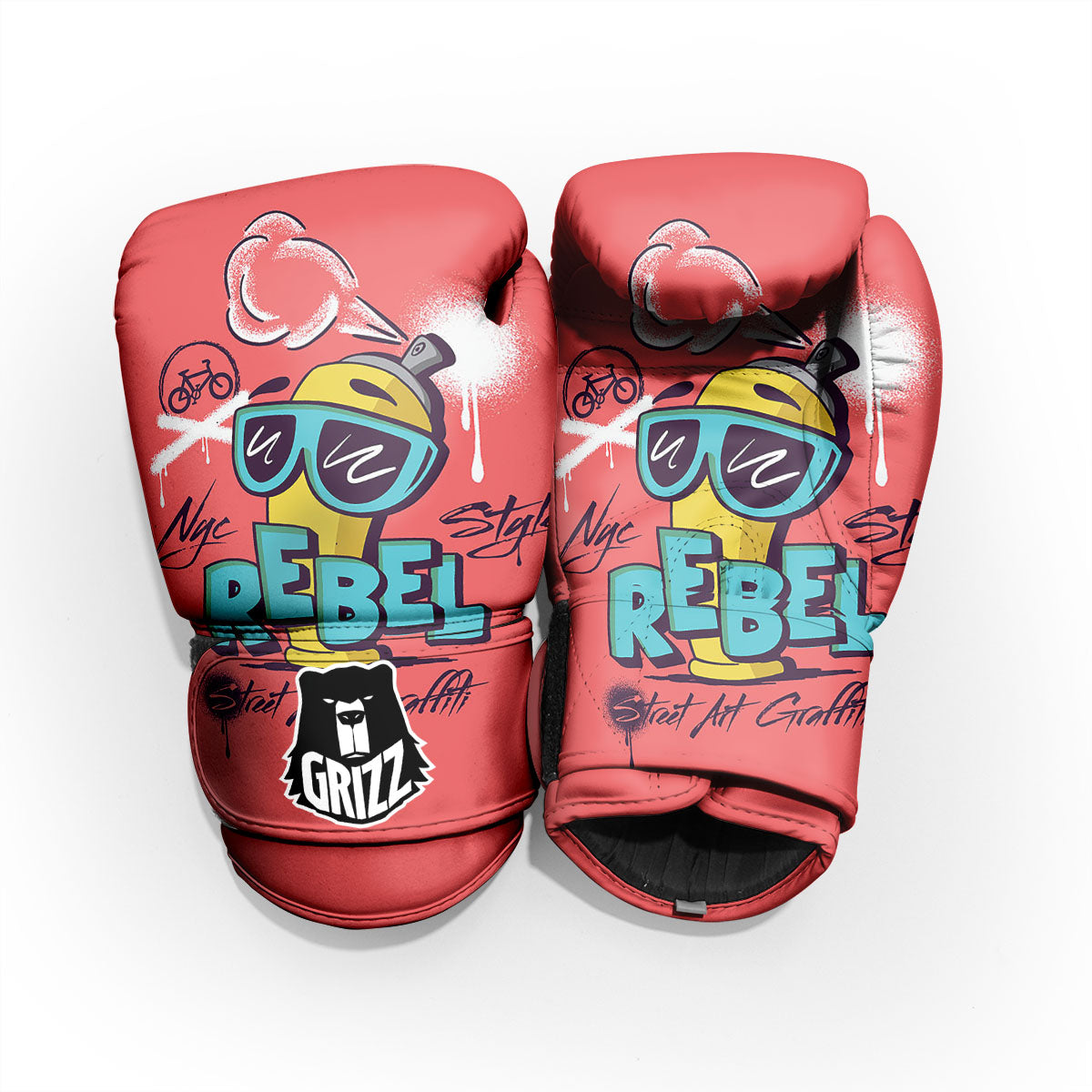 Characters Graffiti Cartoon Print Pro Boxing Glove