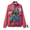 Characters Graffiti Cartoon Print Track Jacket-grizzshop