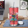 Characters Graffiti Cartoon Print Tumbler-grizzshop