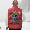 Characters Graffiti Cartoon Print Down Vest