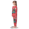 Characters Graffiti Cartoon Print Kid's Pajamas-grizzshop