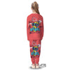 Characters Graffiti Cartoon Print Kid's Pajamas-grizzshop