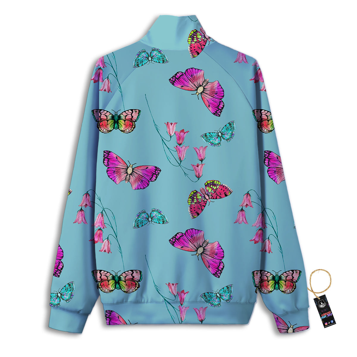 Check Black And Red Print Pattern Track Jacket-grizzshop