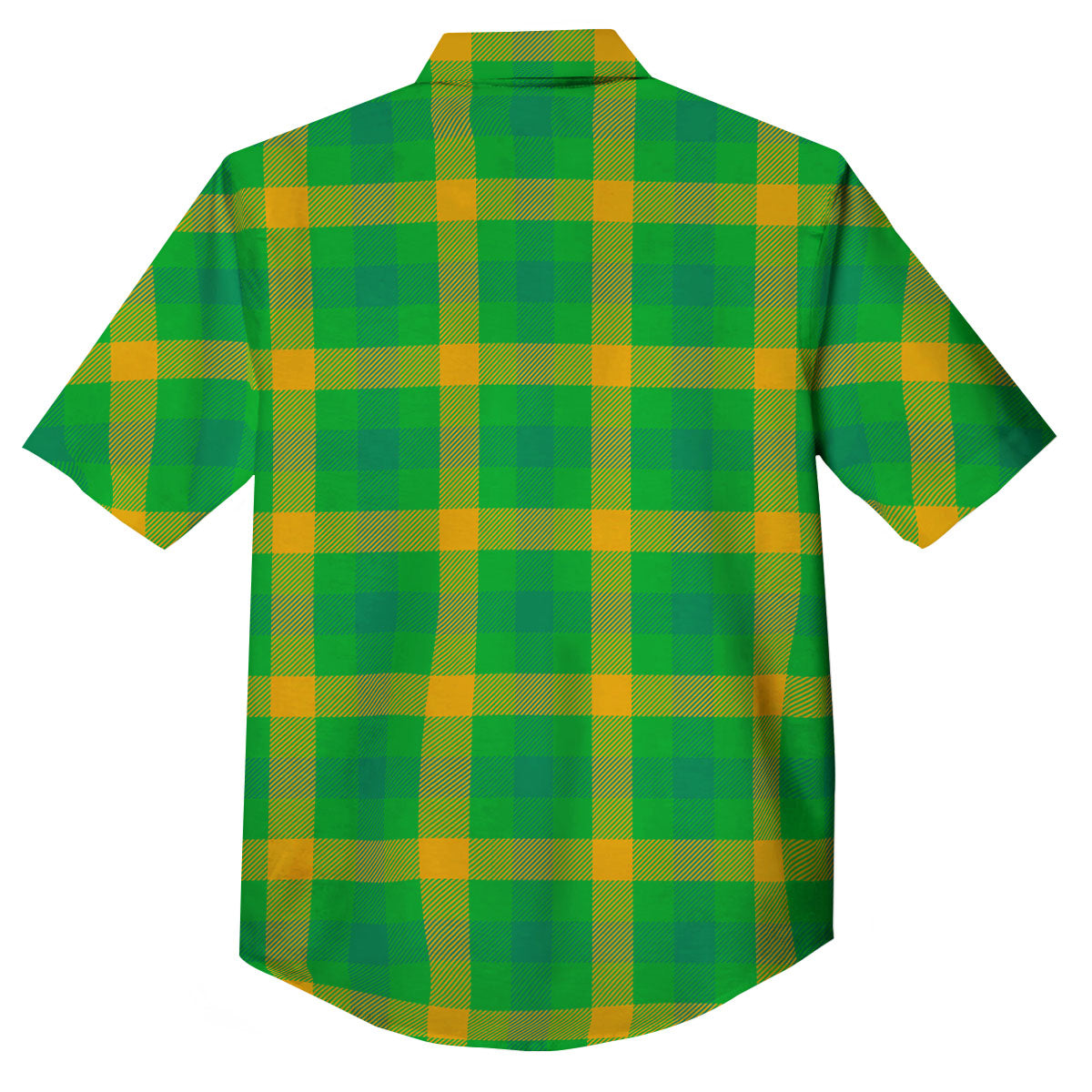Check Irish Buffalo Print Pattern Button Up Shirt-grizzshop