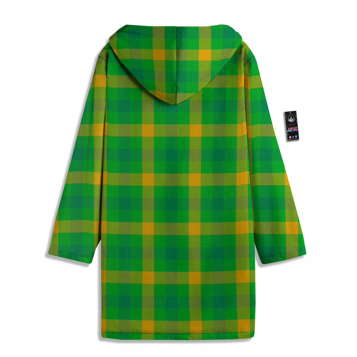 Check Irish Buffalo Print Pattern Men's Windbreaker Jacket-grizzshop