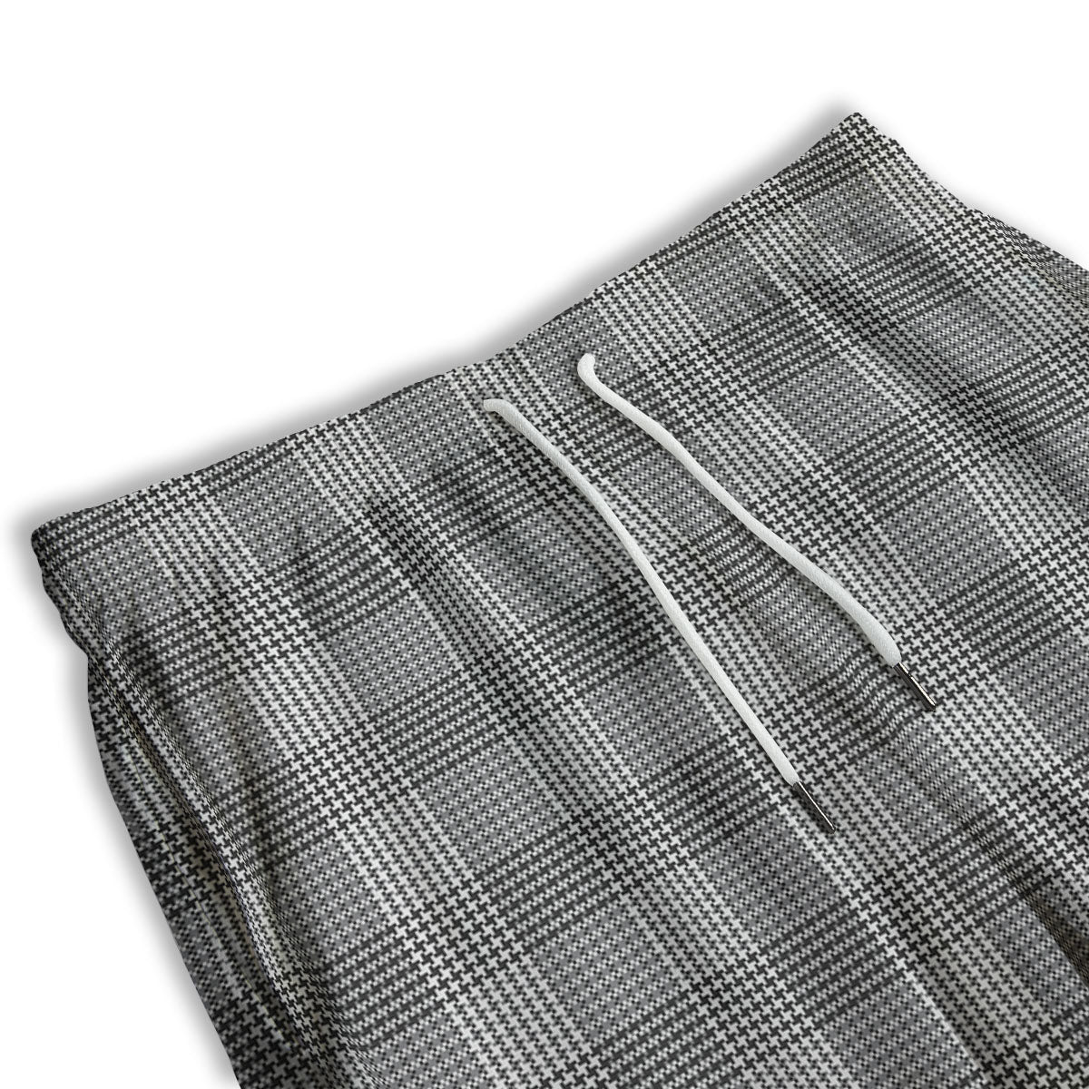 Check Prince Of Wales Print Pattern Men's Athletic Shorts
