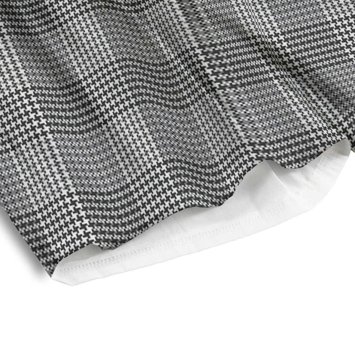 Check Prince Of Wales Print Pattern Men's Athletic Shorts