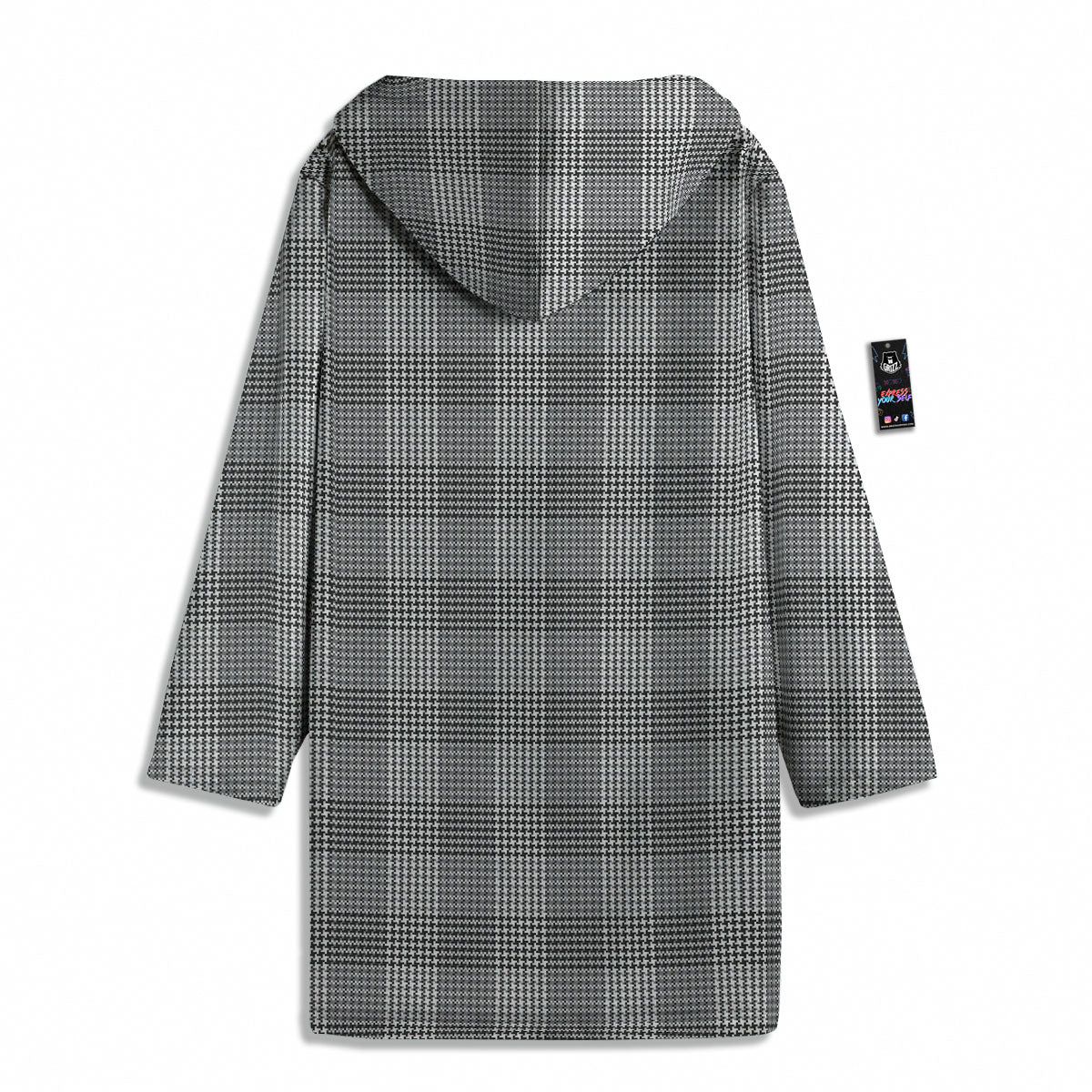 Check Prince Of Wales Print Pattern Men's Windbreaker Jacket-grizzshop