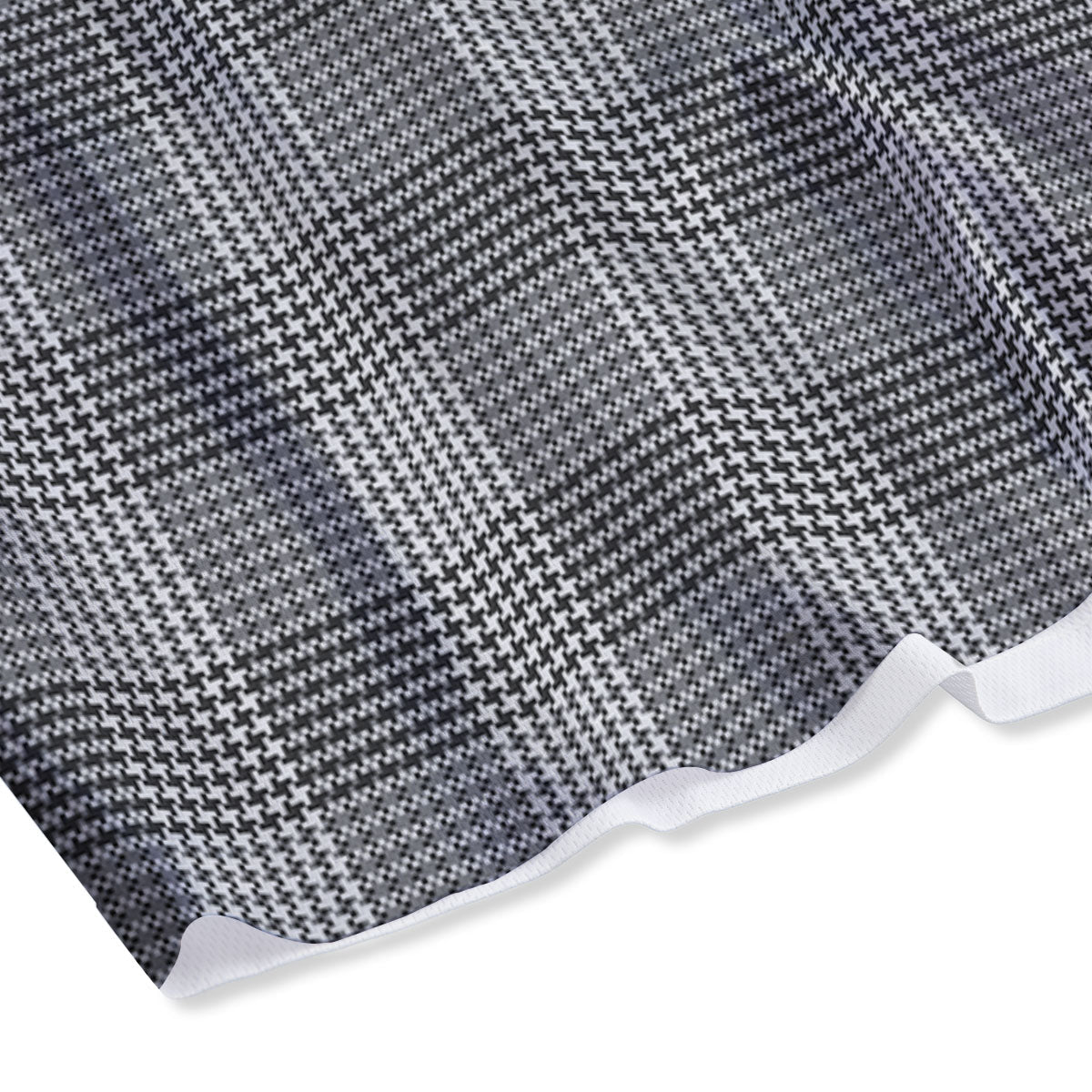 Check Prince Of Wales Print Pattern Mesh Shorts
