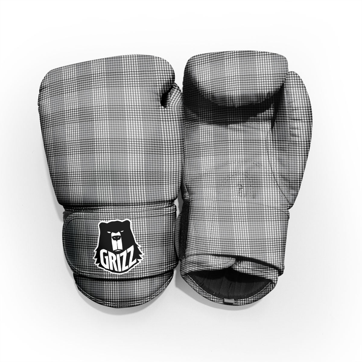 Check Prince Of Wales Print Pattern Pro Boxing Glove