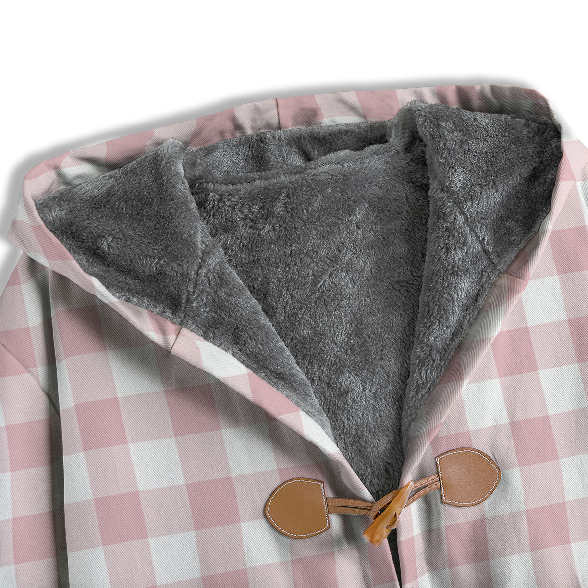 Check White And Pink Print Pattern Men's Windbreaker Jacket-grizzshop