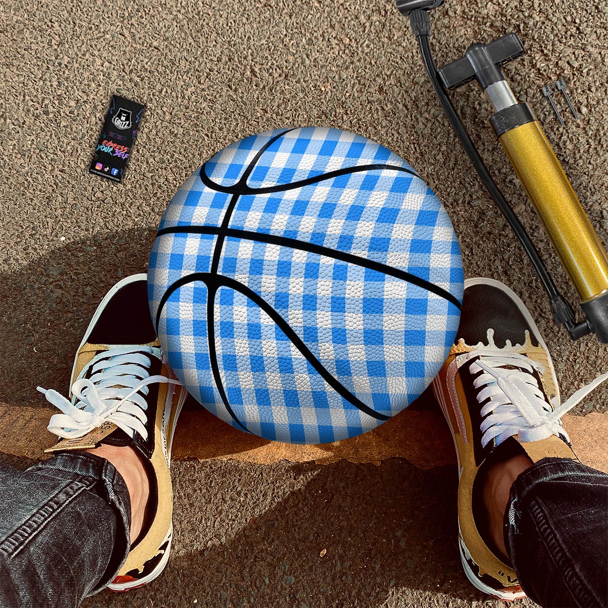 Butterfly Tropical Print Pattern Basketball