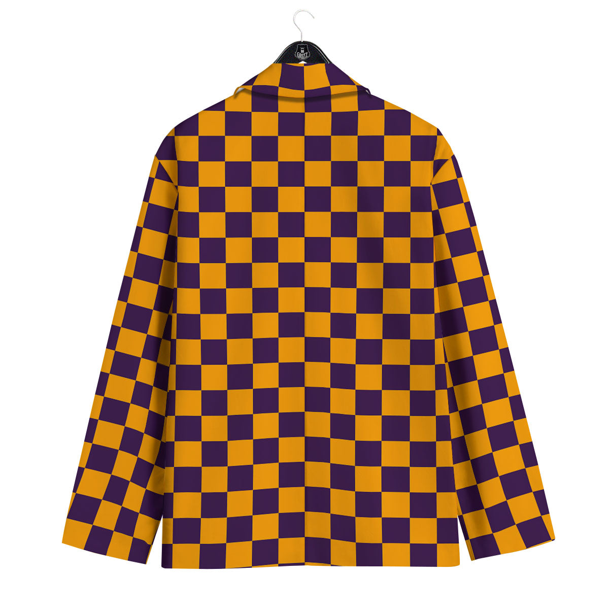 Checked Halloween Print Pattern Men's Sport Coat-grizzshop
