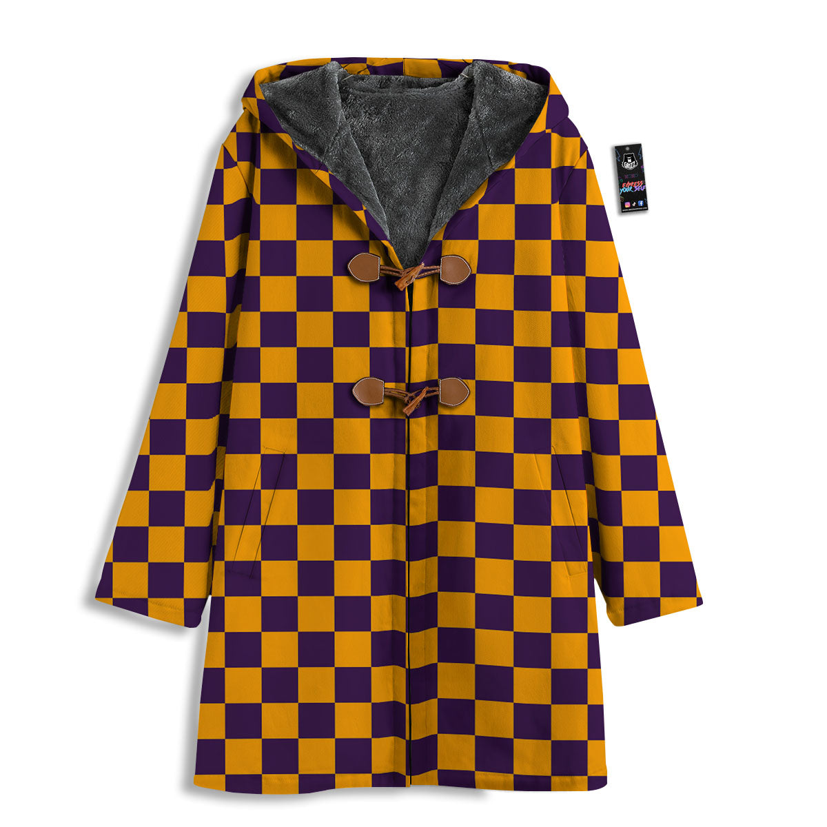 Checked Halloween Print Pattern Men's Windbreaker Jacket-grizzshop