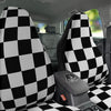 Checkered Board And Convex Shape Print Car Seat Covers-grizzshop