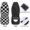 Checkered Board And Convex Shape Print Car Seat Covers-grizzshop