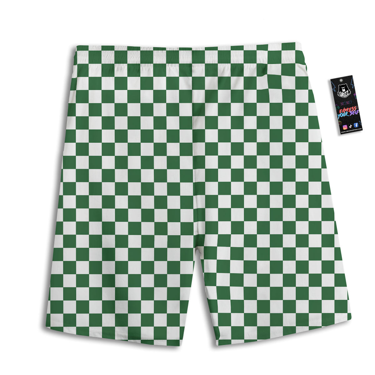 Carp Koi Print Pattern Men's Athletic Shorts