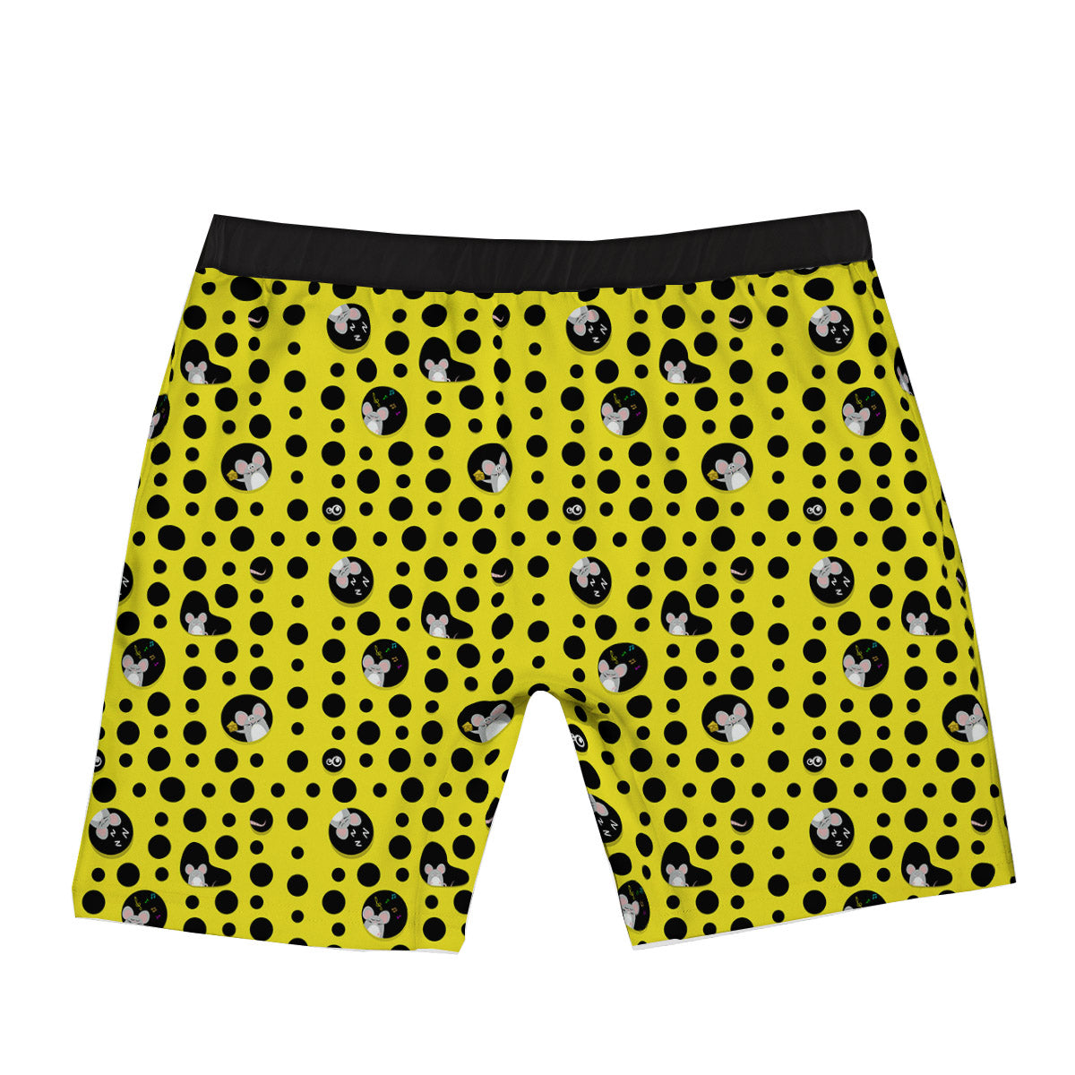 Cheese Cartoon Print Pattern Boxer Briefs-grizzshop