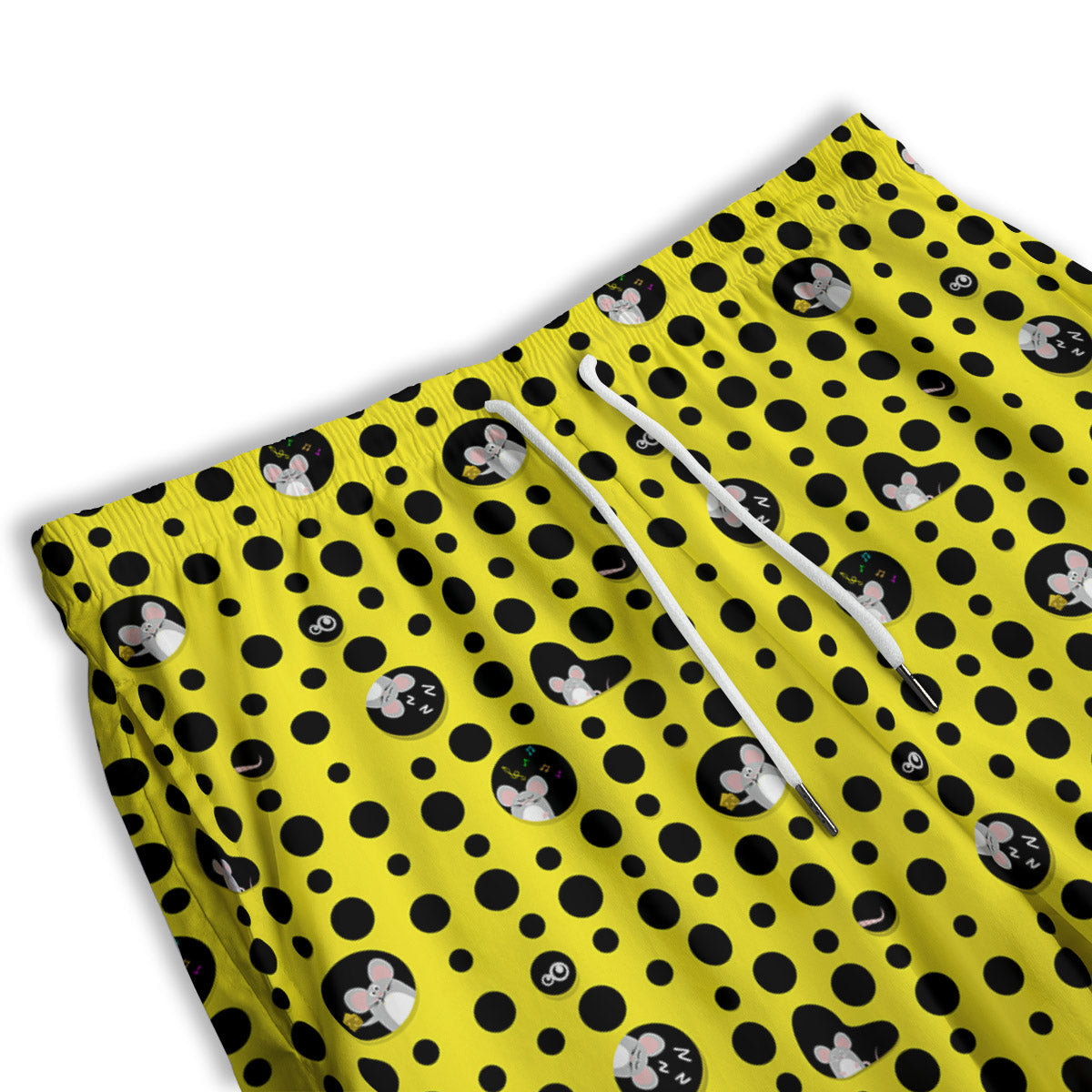 Cheese Cartoon Print Pattern Men's Athletic Shorts
