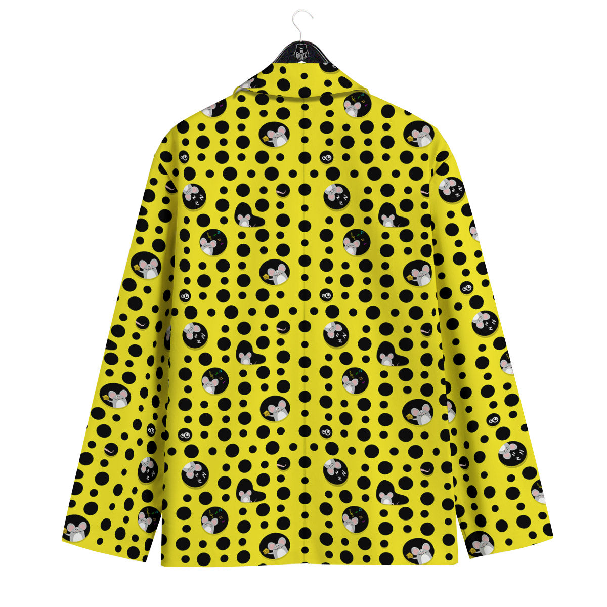 Cheese Cartoon Print Pattern Men's Sport Coat-grizzshop