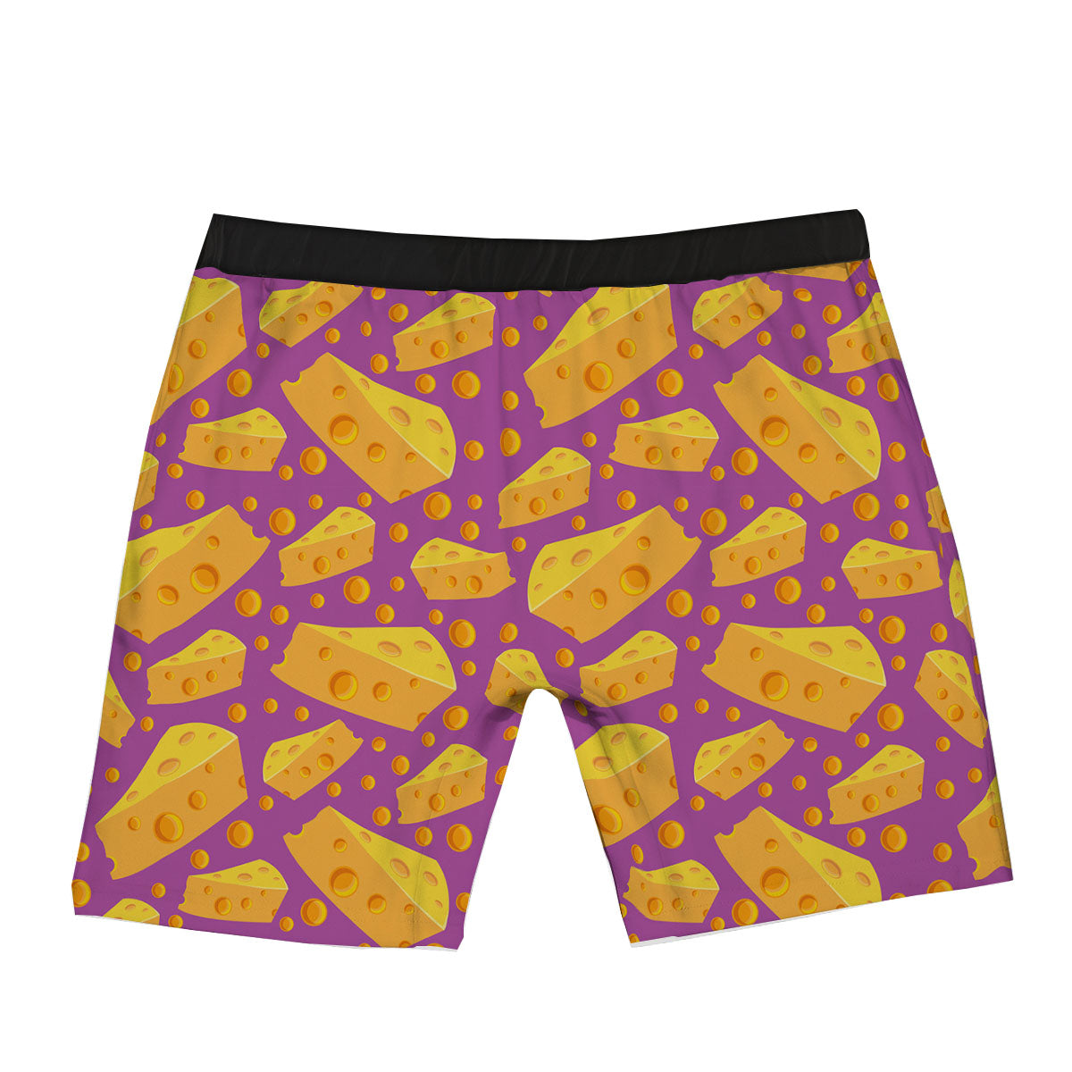 Cheese Holes And Purple Print Pattern Boxer Briefs-grizzshop