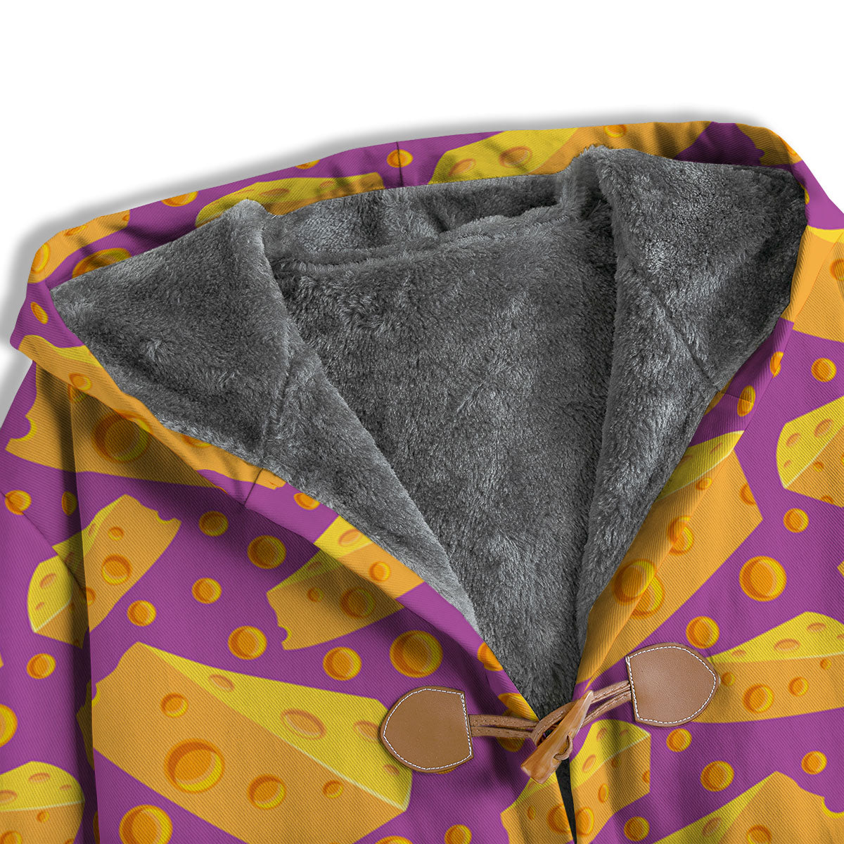 Cheese Holes And Purple Print Pattern Men's Windbreaker Jacket-grizzshop