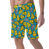 Cheese Mouse Pattern Print Men's Shorts-grizzshop