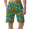 Cheese Mouse Pattern Print Men's Shorts-grizzshop