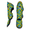 Cheese Mouse Pattern Print Muay Thai Shin Guards-grizzshop